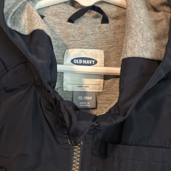 ⏰💚 NWOT Old Navy Lightweight/Rain Zip Jacket 12-18 months - Picture 5 of 11